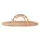 Hello Honey® Decorative Handwoven Oval Seagrass and Rattan Trays with Handles Set